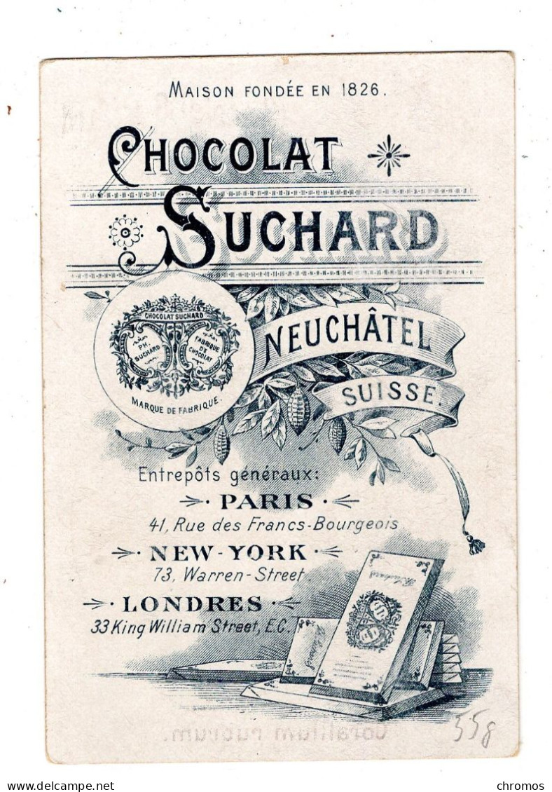 Chromo Chocolat Suchard, S 55 / G, Animaux De Mer - Suchard