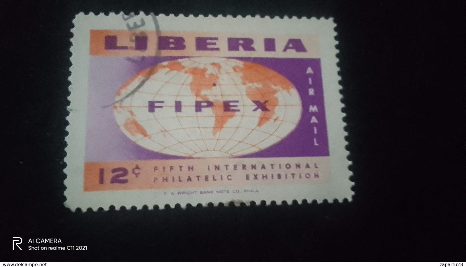 LİBERİA-1986         12   CENT              USED - Liberia