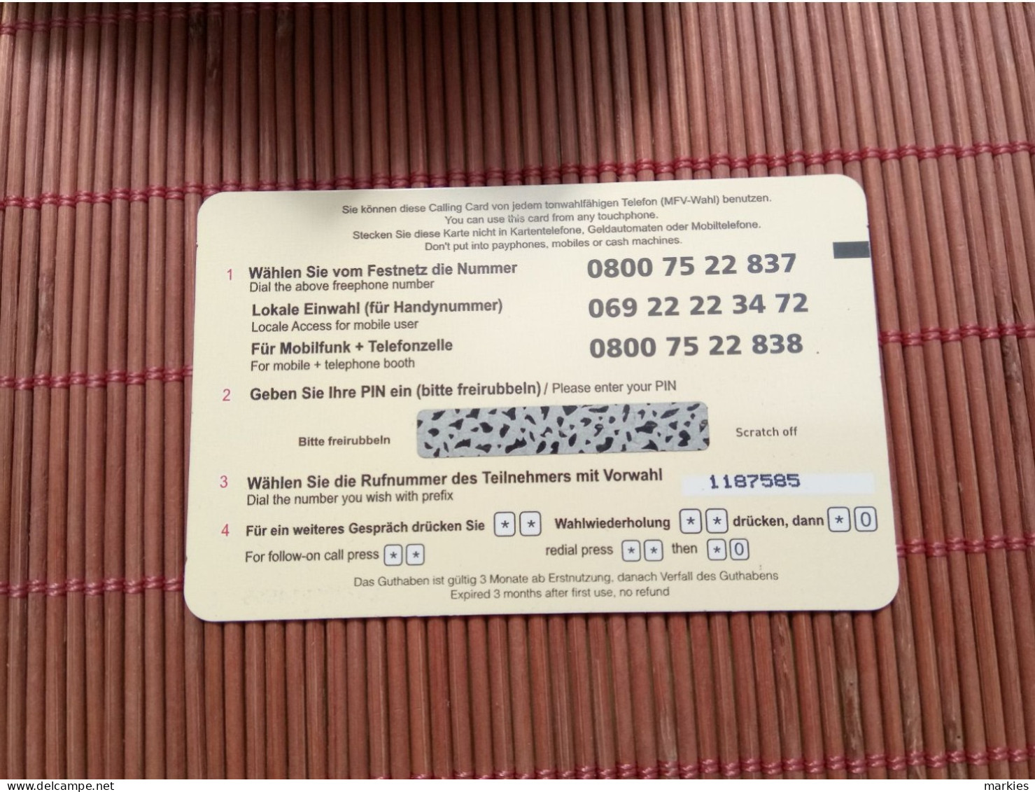 Turkei Prepaidcard  Mint 2 Scans Rare - Non Classés