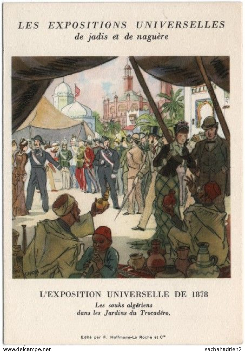 75. Gf. EXPOSITIONS UNIVERSELLES De Jadis Et De Naguère. 1878. Les Souks Algériens Dans Les Jardins Du Trocadéro - Ausstellungen