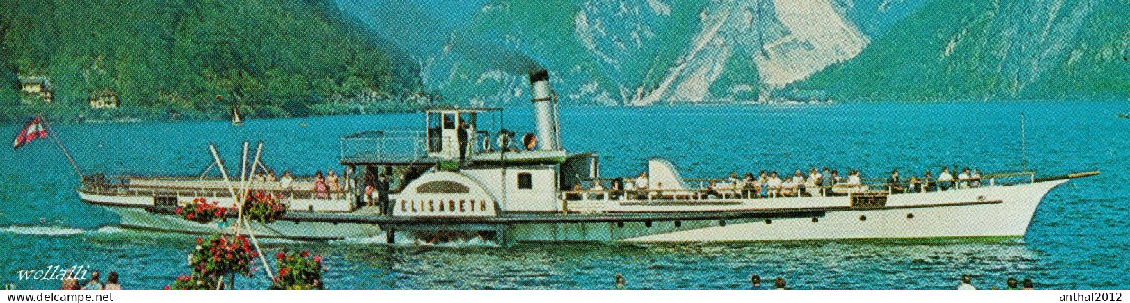 Superrar Dampfschiff MS Elisabeth PKW BMW 501 Ebensee Traunsee Stempel 60er - Voitures De Tourisme