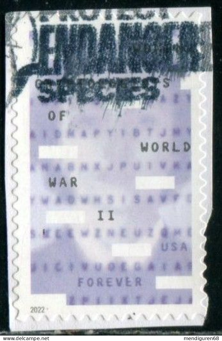 VEREINIGTE STAATEN ETATS UNIS USA 2022 WOMEN CRYPTOLOGISTS OF WORLD WAR II F USED ON PAPER SN 5738 - Used Stamps