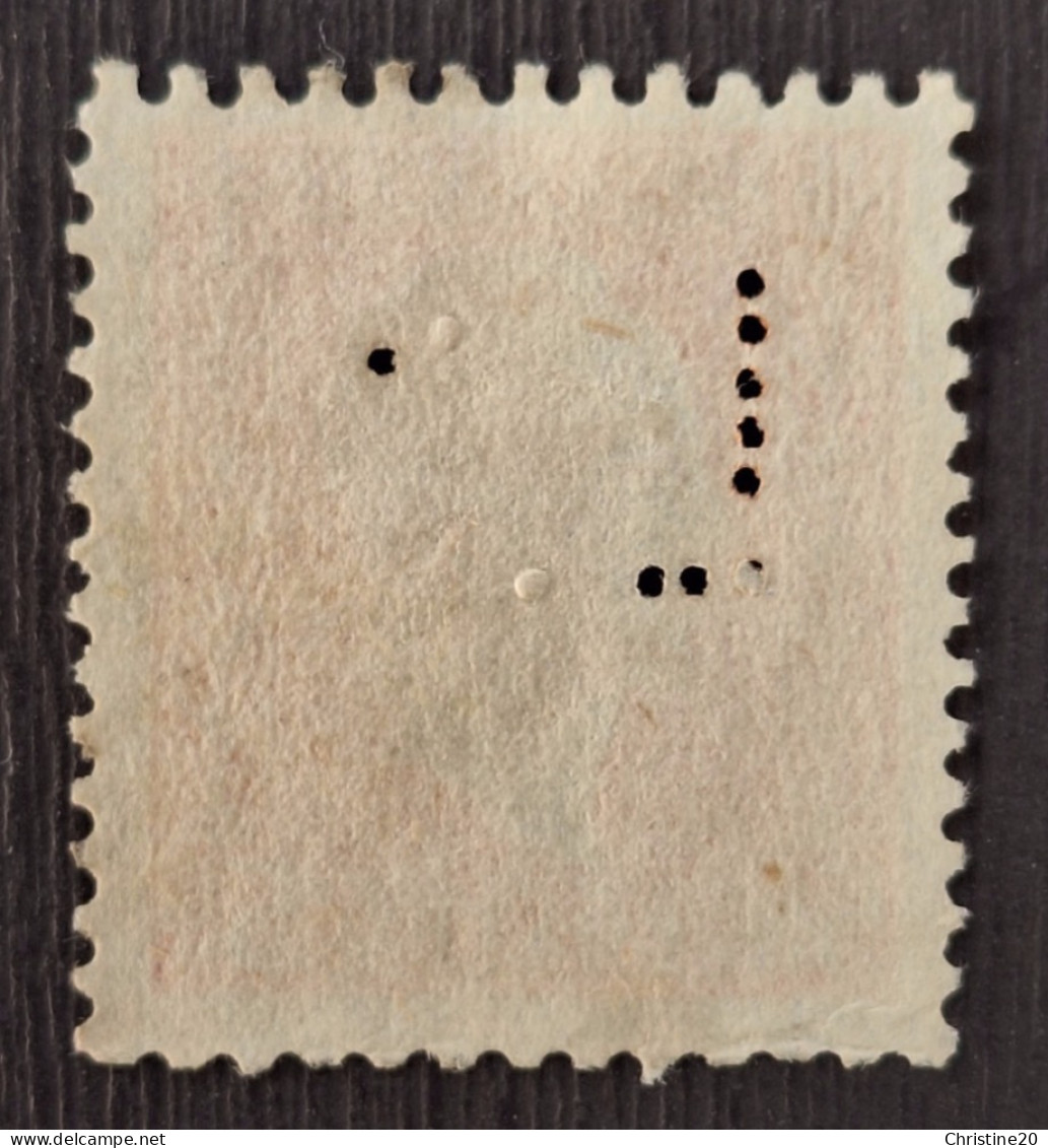 France 1945 N°697 Ob Perforé L  TB - Used Stamps