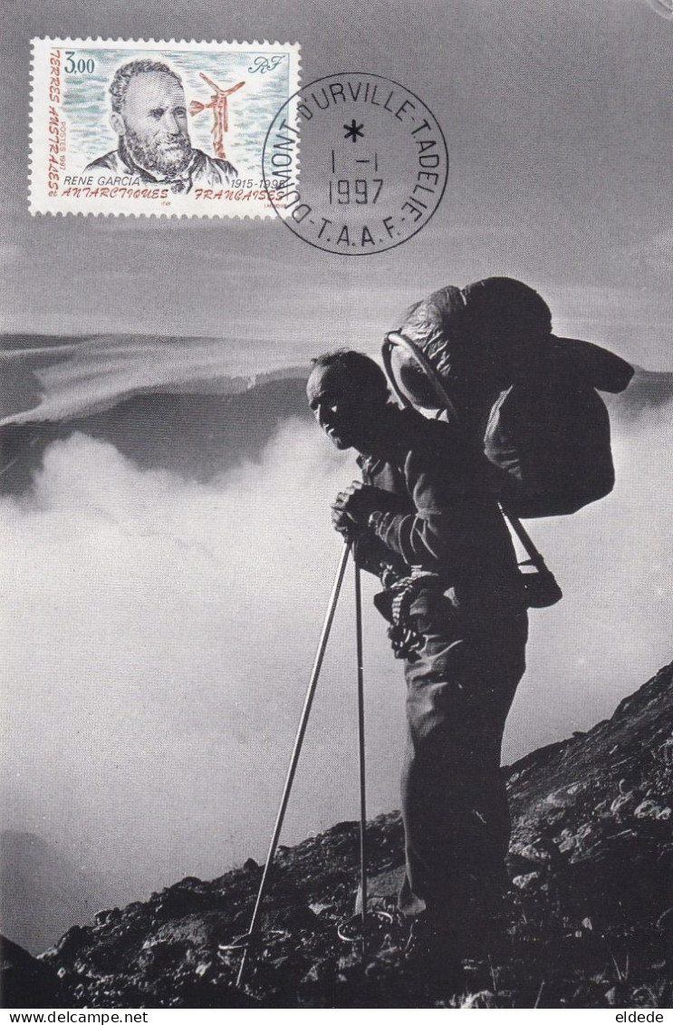 René Garcia Meteorologie Groenland 1950 Station Charcot Terre Adélie 1958 Amsterdam Maximum Dumont Urville Polar - TAAF : French Southern And Antarctic Lands