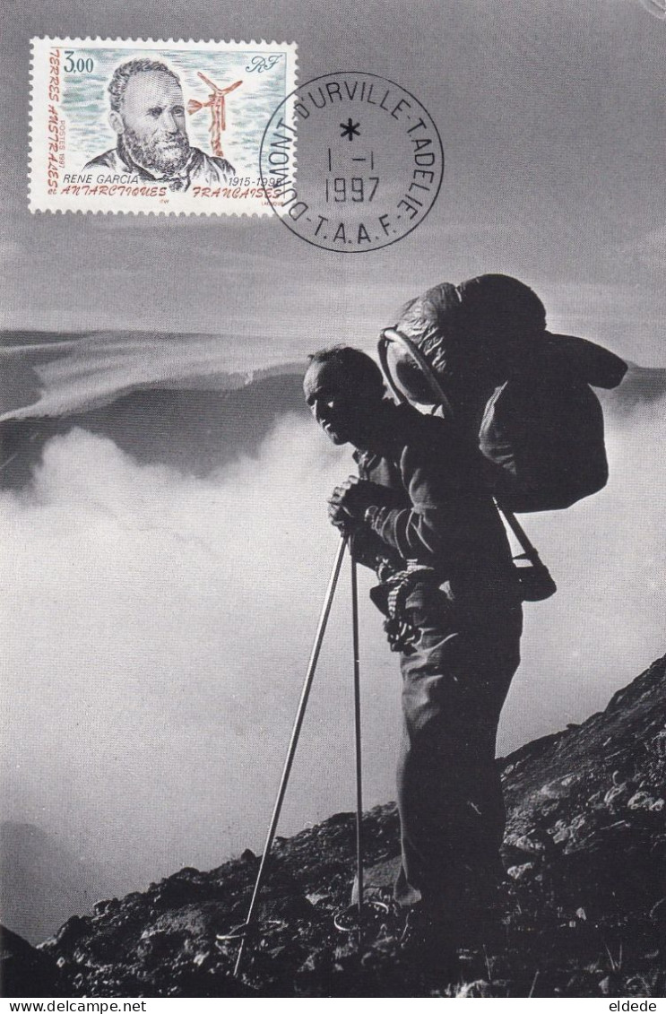 René Garcia Meteorologie Groenland 1950 Station Charcot Terre Adélie 1958 Amsterdam Maximum Dumont Urville Polar - TAAF : Terres Australes Antarctiques Françaises