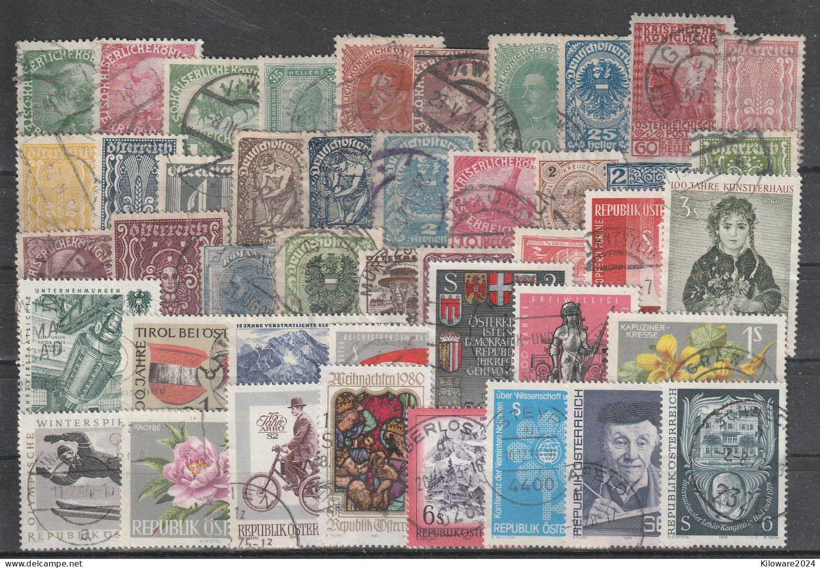 Österreich: Lot Mit  Versch. Werten,  Gestempelt.  (086) - Lots & Kiloware (mixtures) - Max. 999 Stamps