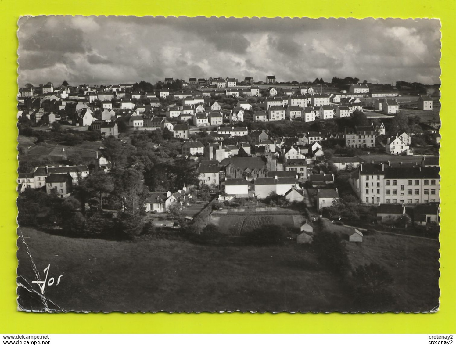 29 PONT DE BUIS Vers Châteaulin N°3277 Vue Générale Du Bourg Eglise Ecole En 1962 VOIR DOS - Châteaulin