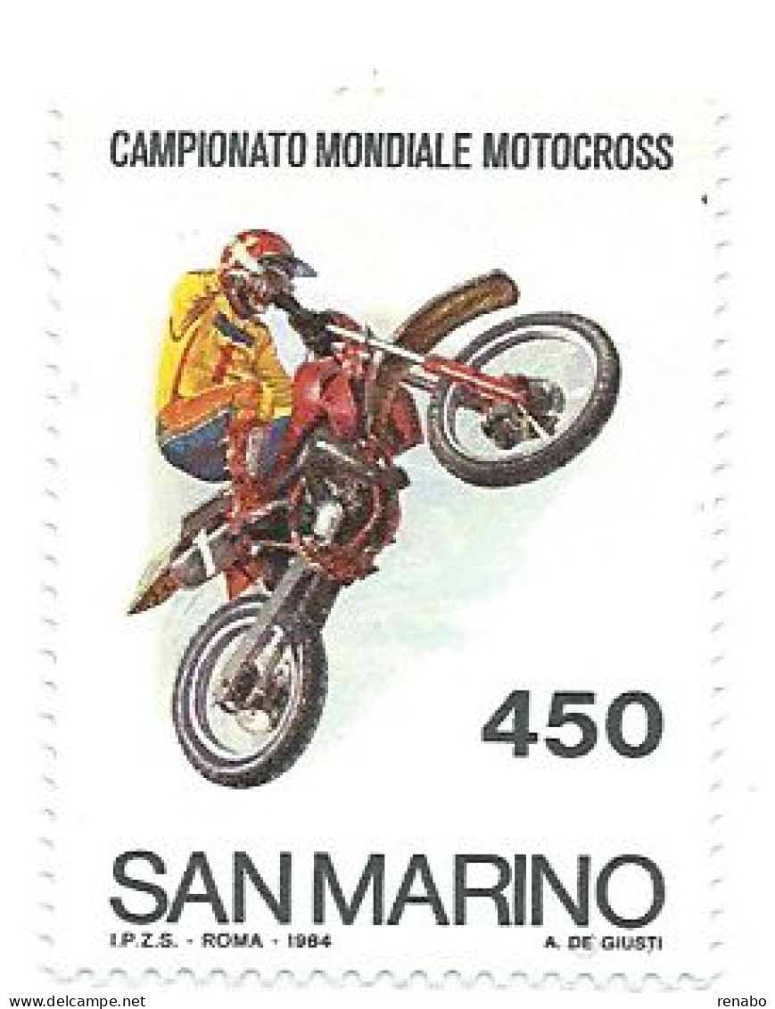 San Marino 1984; Campionato Mondiale Di Motocross. Nuovo - Motorbikes
