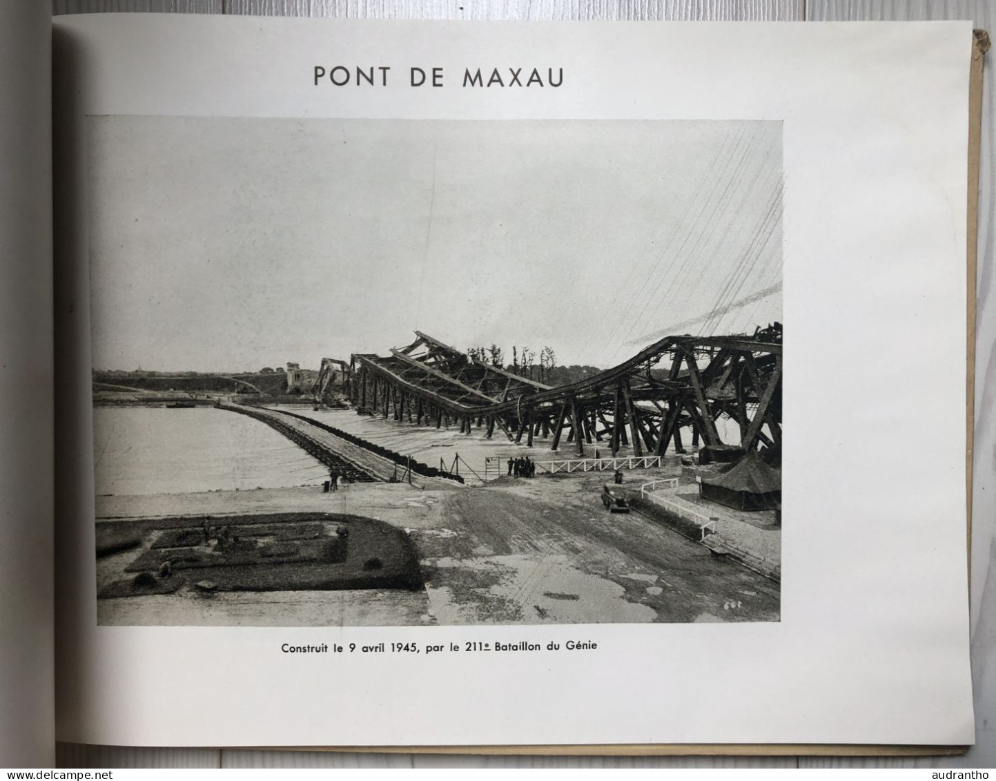 WW2 livre Le RHIN avril 1945 - Génie 1er armée Rhin et Danube - Pont De Spire De Gaulle - Delattre de Tassigny