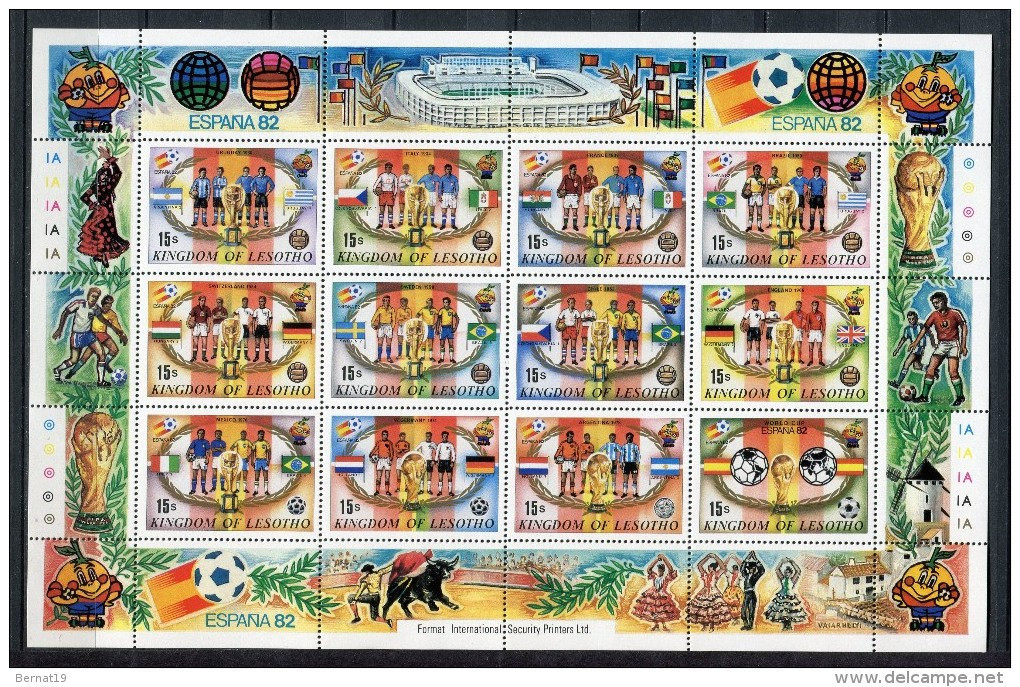 Lesotho 1982. Yvert 480-91 ** MNH. - Lesotho (1966-...)