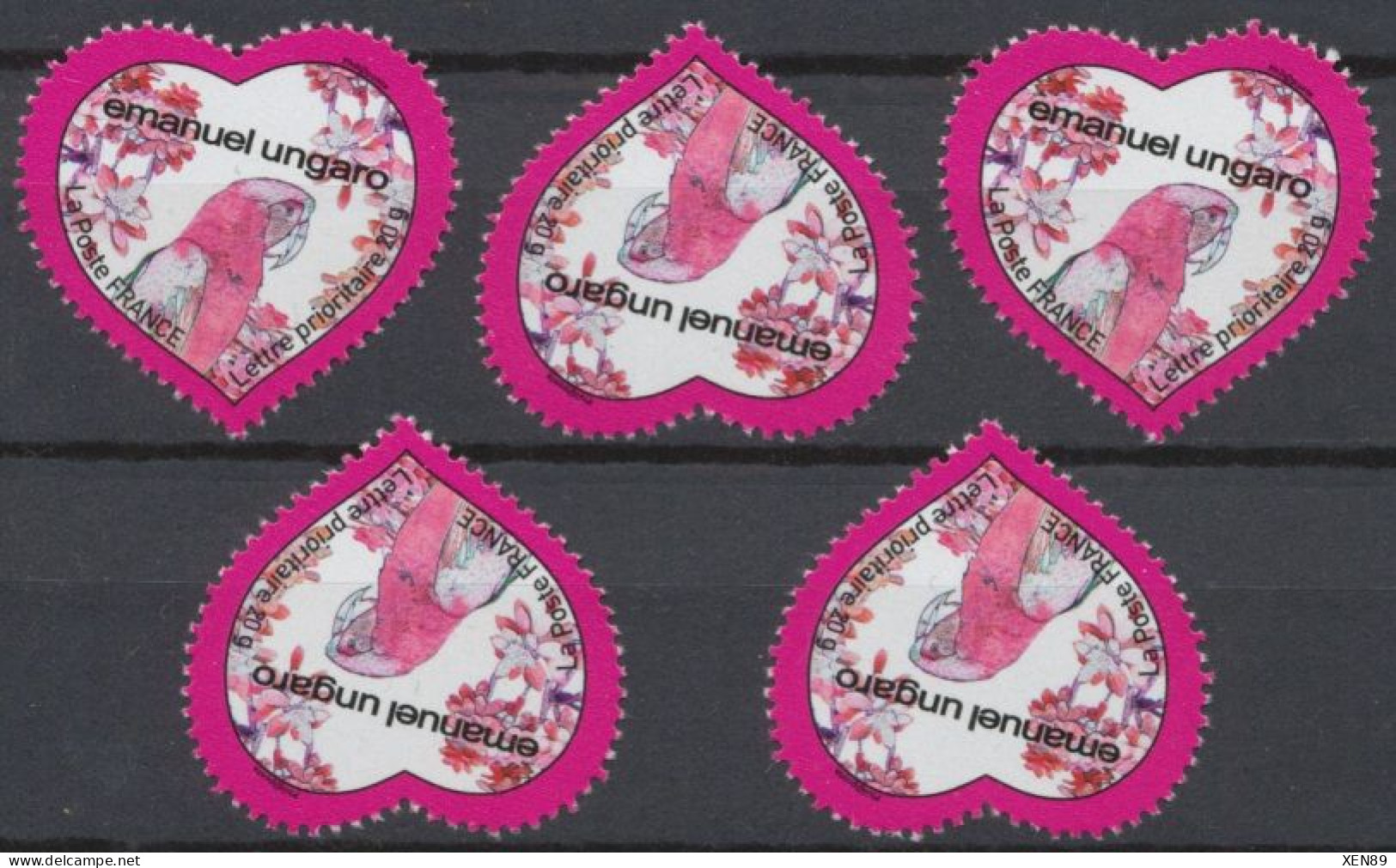 2009 - 4327 - Saint-Valentin - Cœur 2009 De La Maison De Couture Emmanuel Ungaro (issus Du BF 127) - Unused Stamps