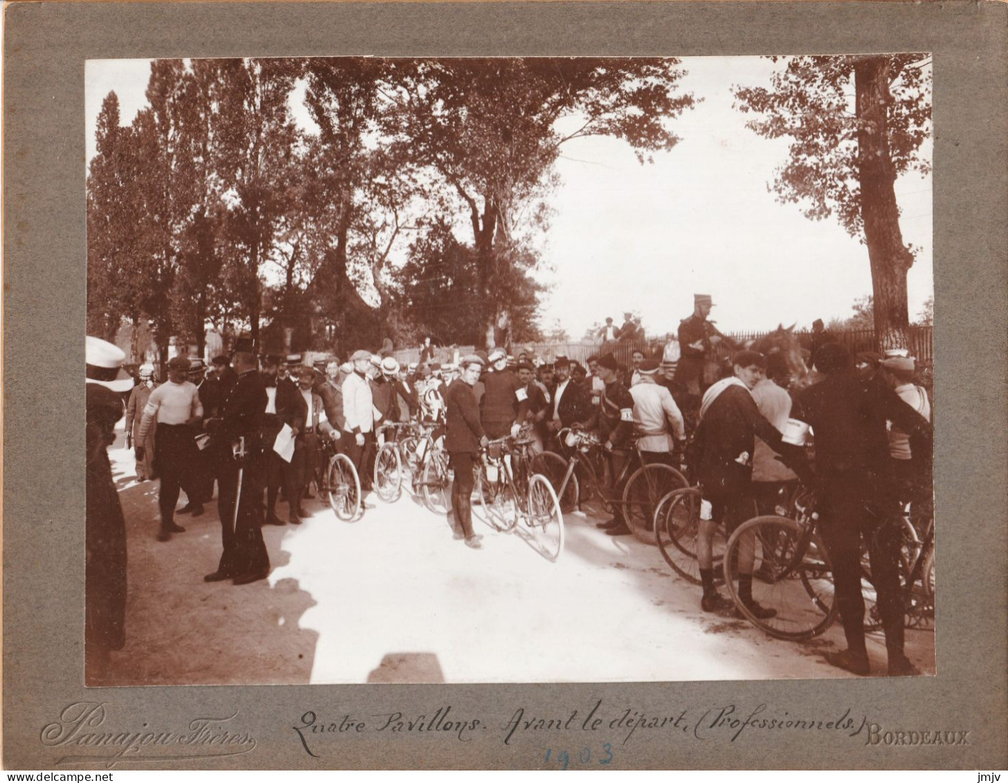 Signature De BORDEAUX-PARIS 1903 - Cycling