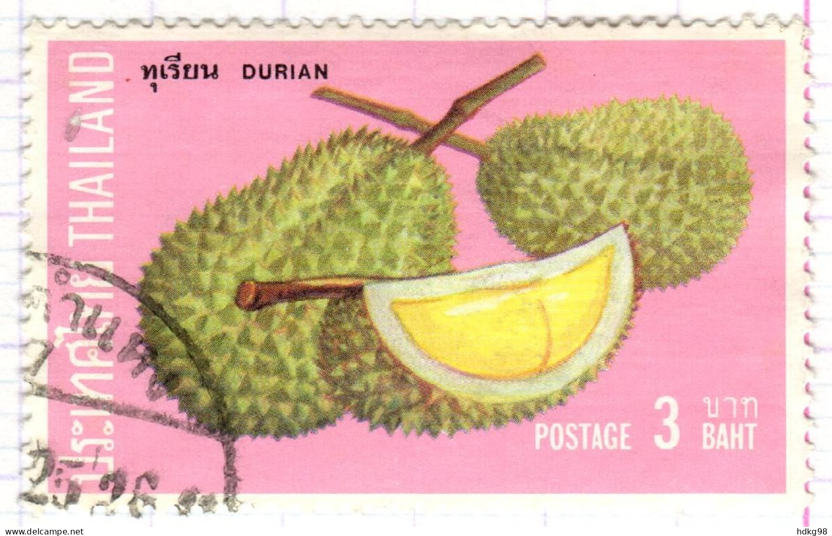 T+ Thailand 1972 Mi 645 Früchte: Durian - Thailand