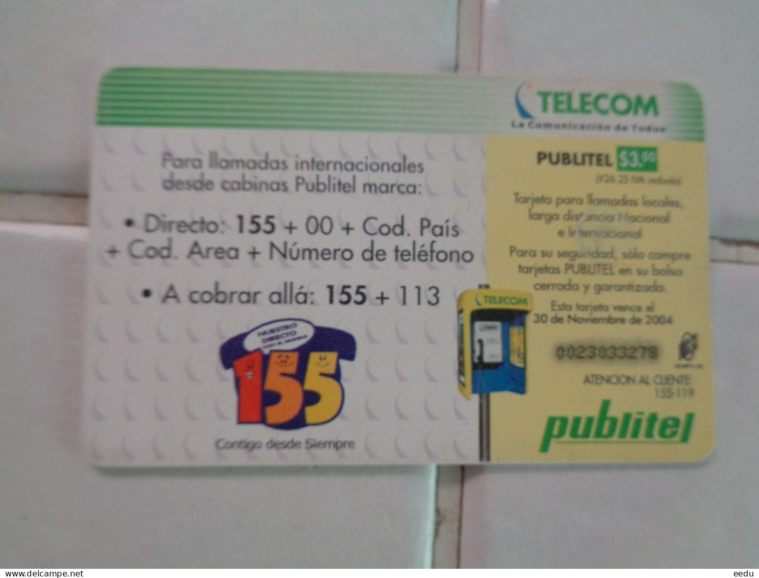 El Salvador Phonecard - Salvador