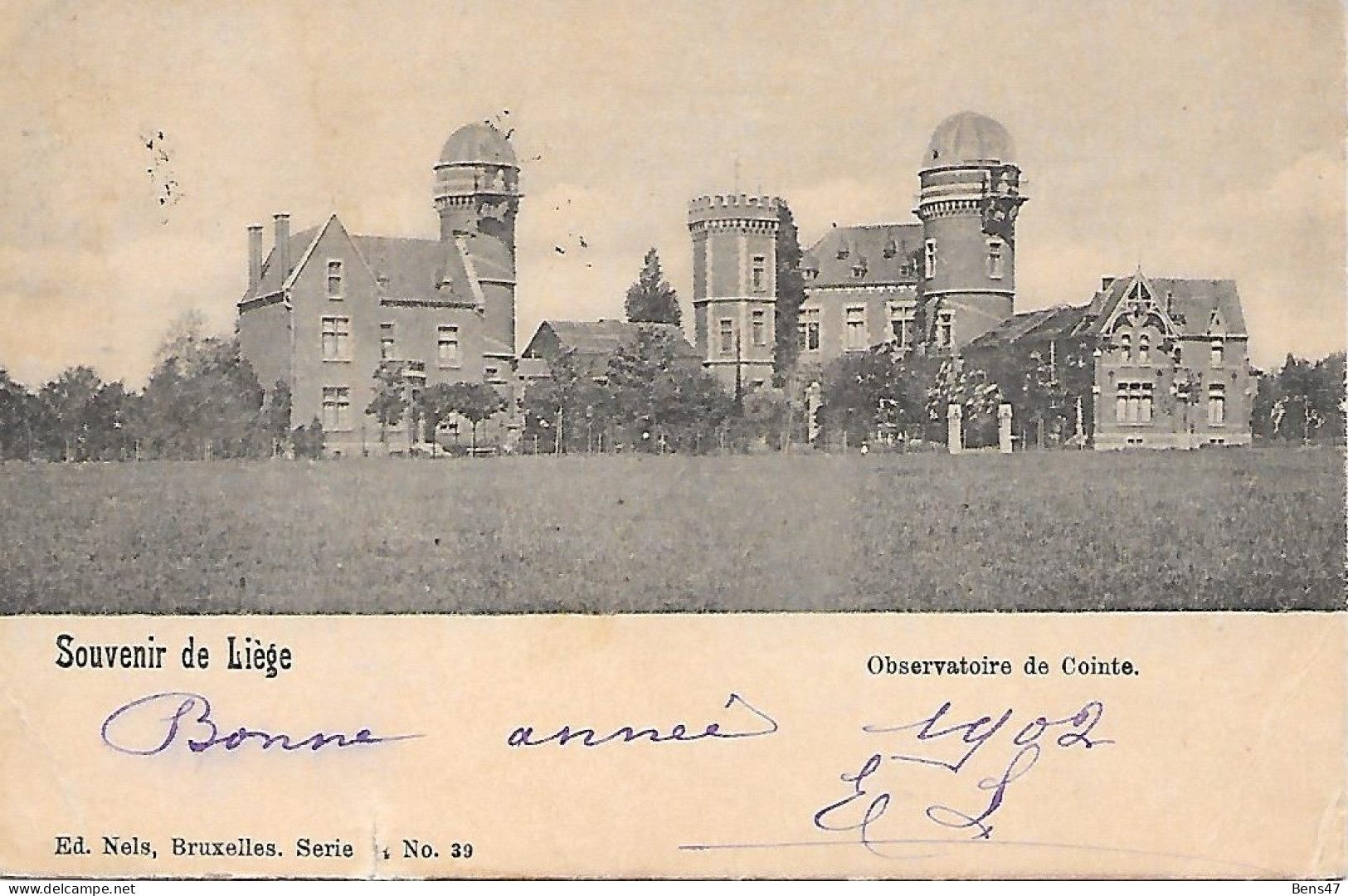 Liège Observatoire De Cointe  2-1-1902 - Liege
