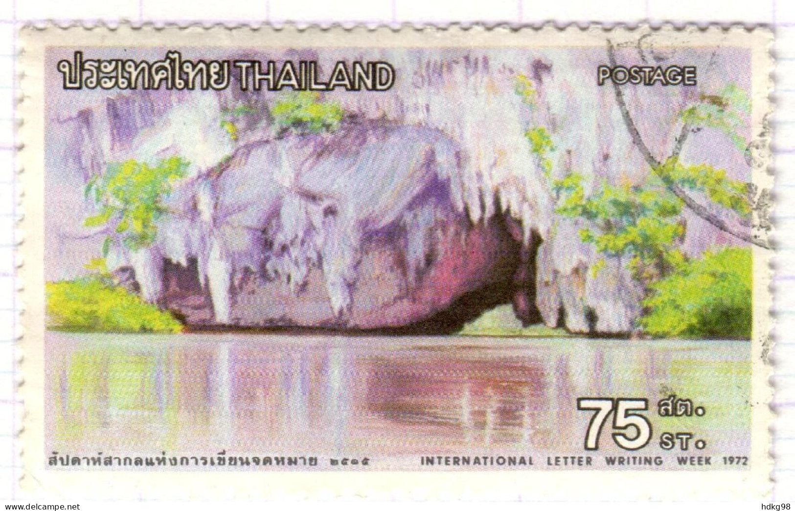 T+ Thailand 1972 Mi 648 Briefwoche - Thailand