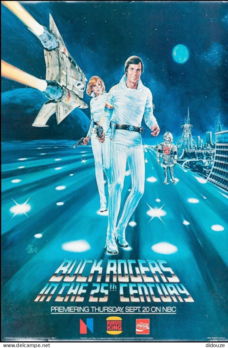 Cinema - Buck Rogers In The 25th Century - Illustration Vintage - Affiche De Film - CPM - Carte Neuve - Voir Scans Recto - Affiches Sur Carte