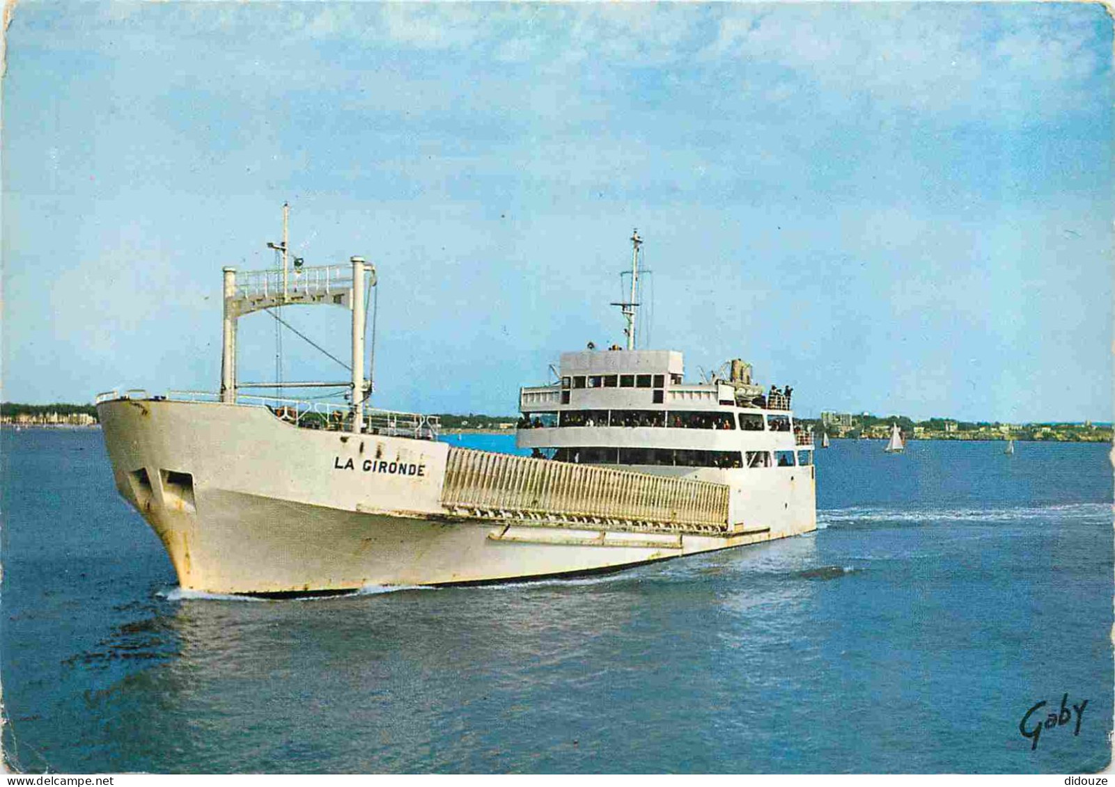 Bateaux - Bac - La Gironde - Bac Effectuant La Traversée Royan Le Verdon Pointe De Grave - CPM - Voir Scans Recto-Verso - Autres & Non Classés