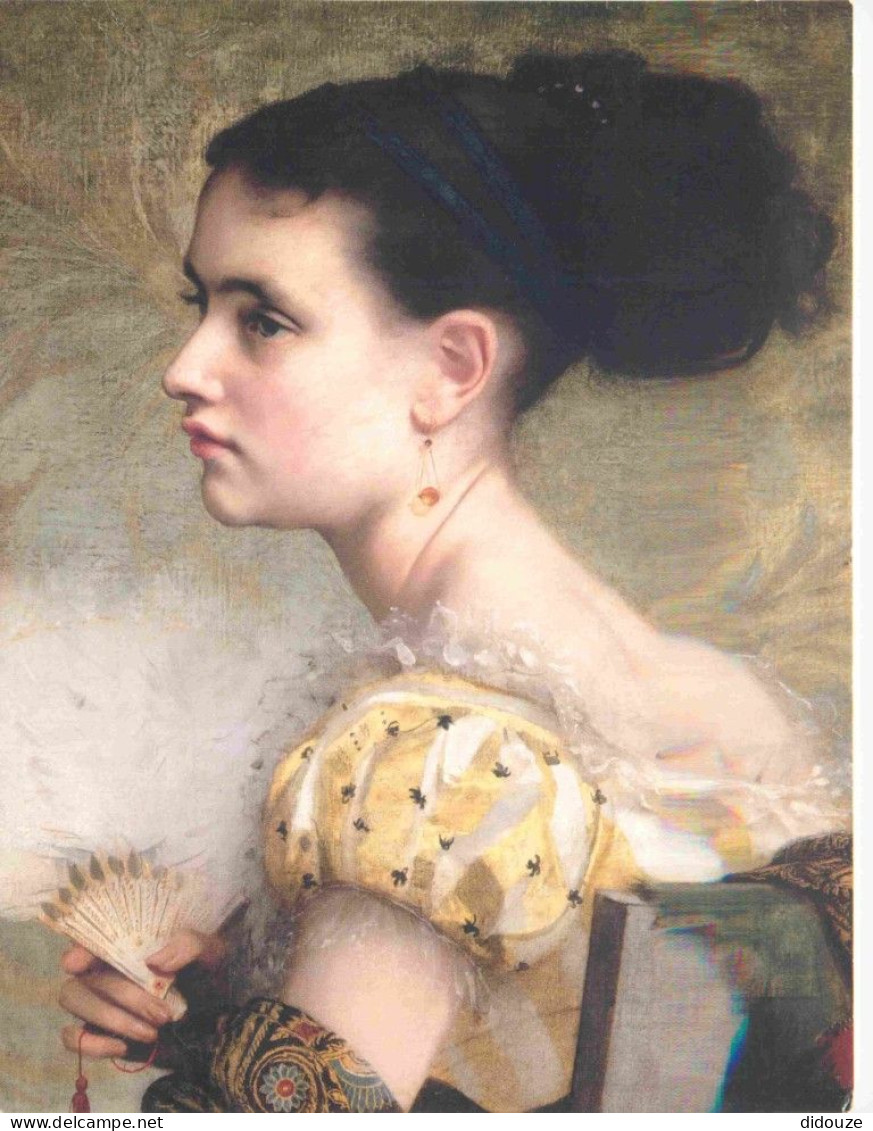 Art - Peinture - Gustave Jean Jacquet - La Femme à L'éventail - CPM - Carte Neuve - Voir Scans Recto-Verso - Peintures & Tableaux