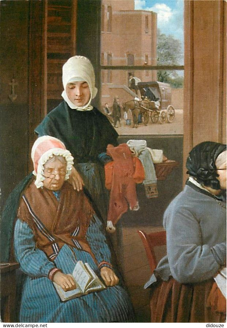 Art - Peinture - James Collinson - Détail D'une Scène D'hospitalité Chez Les Petites Sœurs Des Pauvres, à Londres En 186 - Peintures & Tableaux