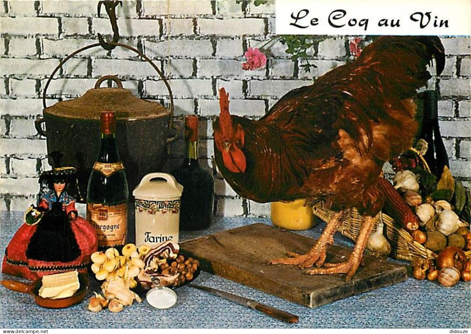 Recettes De Cuisine - Coq Au Vin - Carte Neuve - Gastronomie - CPM - Voir Scans Recto-Verso - Recettes (cuisine)