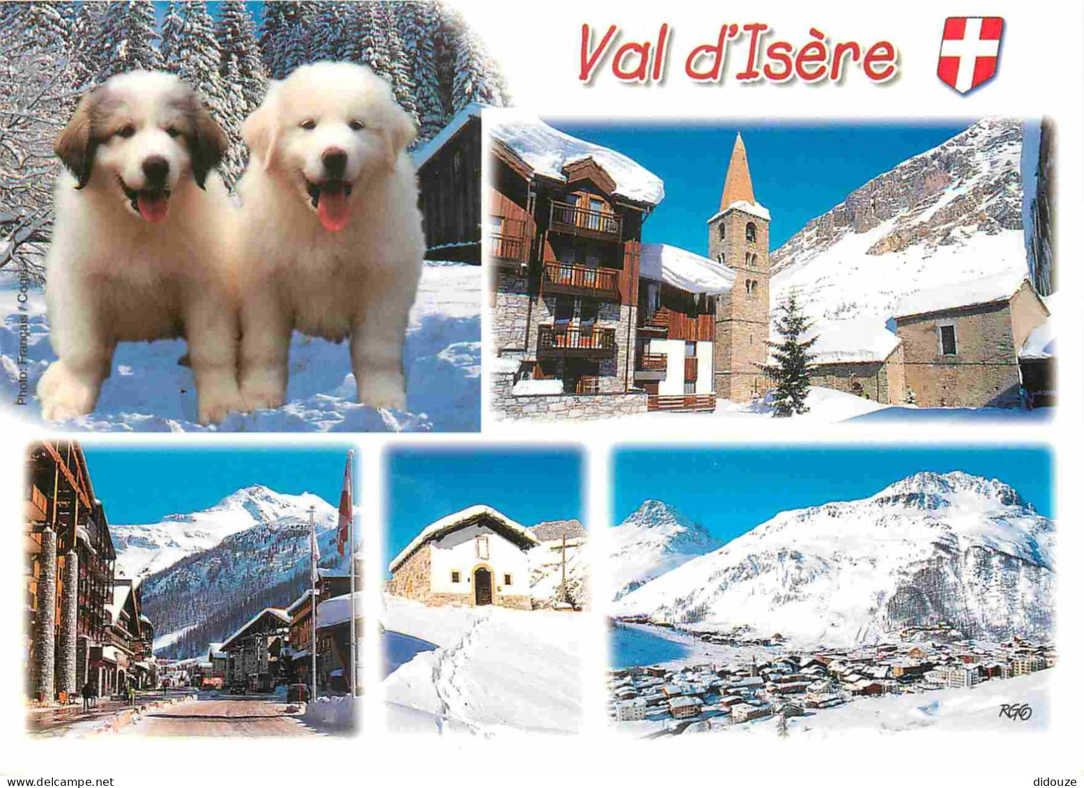 73 - Val D'Isère - Multivues - Chiens - CPM - Voir Scans Recto-Verso - Val D'Isere