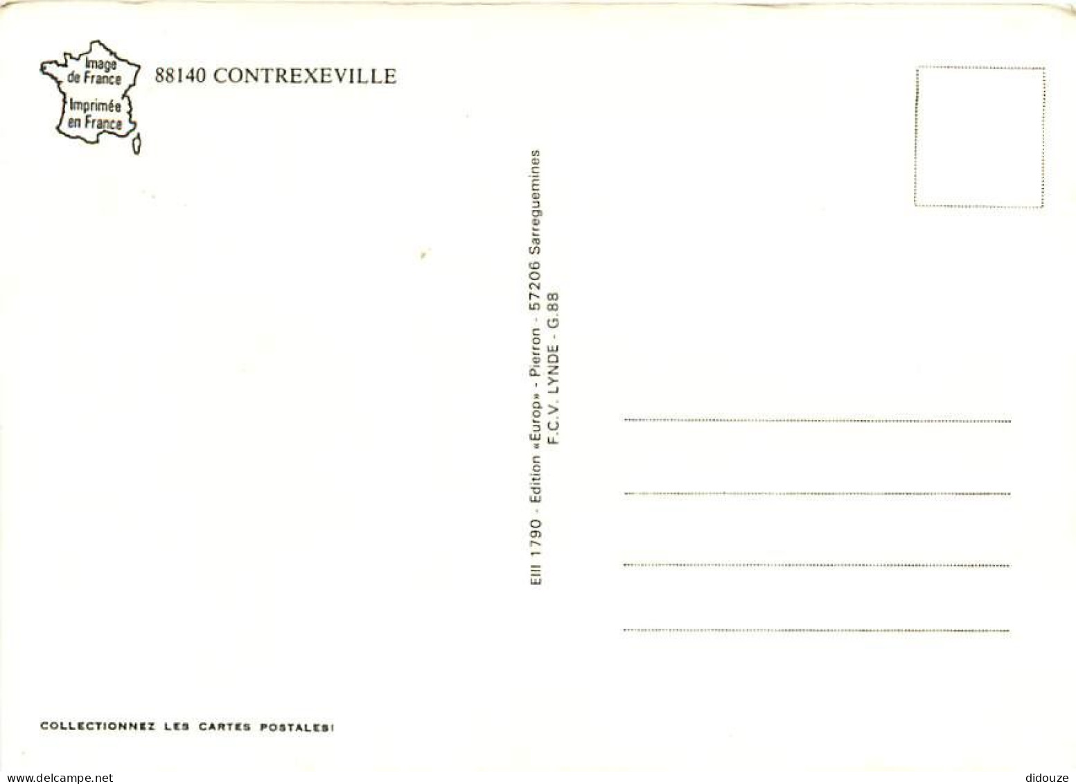 88 - Contréxeville - Jets D'eau - Carte Neuve - CPM - Voir Scans Recto-Verso - Contrexeville