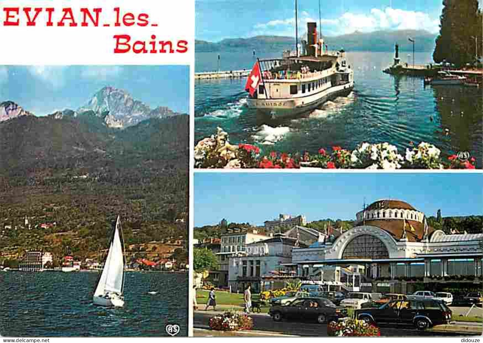 74 - Evian Les Bains - Multivues - Automobiles - Bateaux - CPM - Voir Scans Recto-Verso - Evian-les-Bains