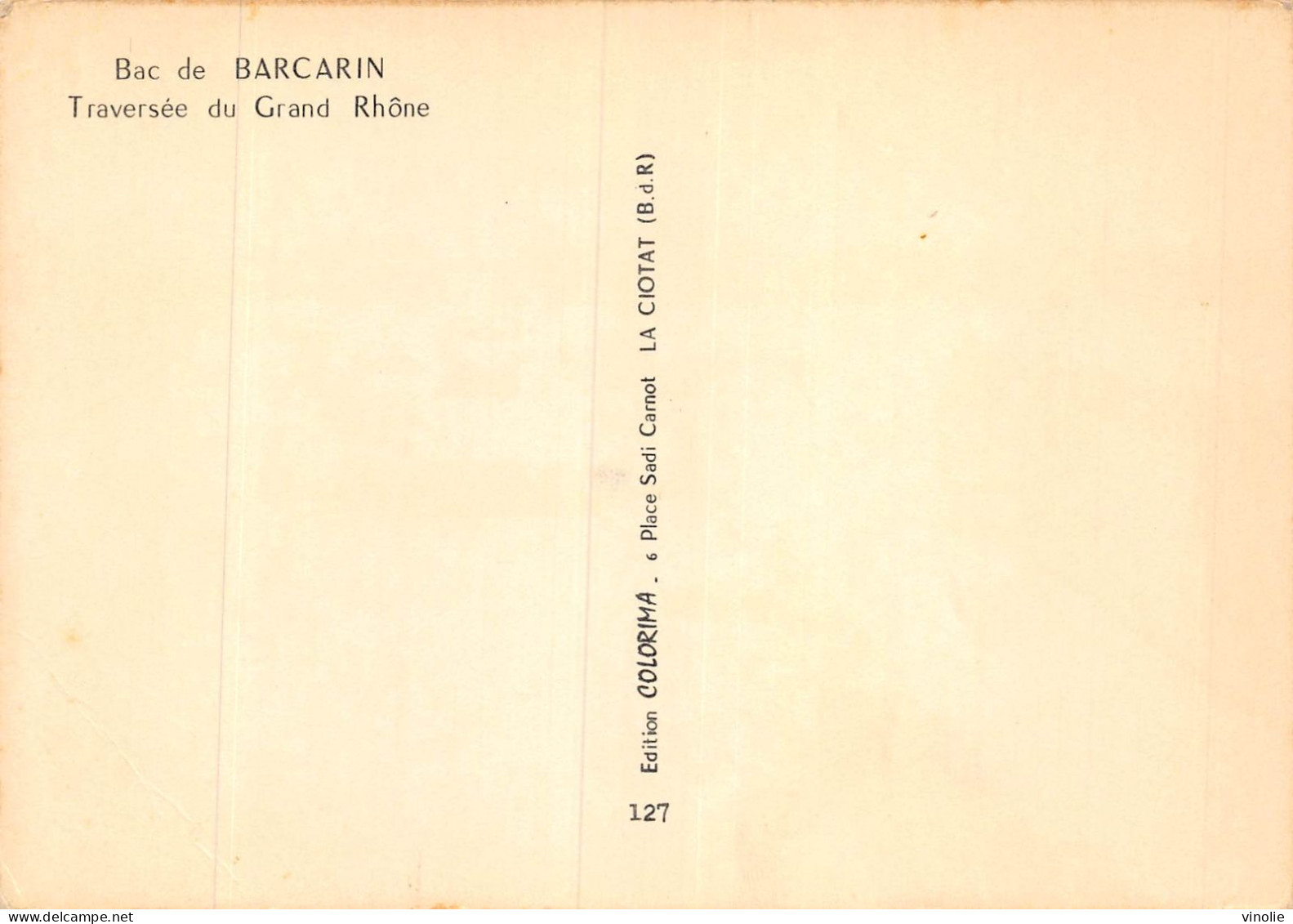 P-24-Mi-Is-2499 :  BAC DE BARCARIN - Other & Unclassified