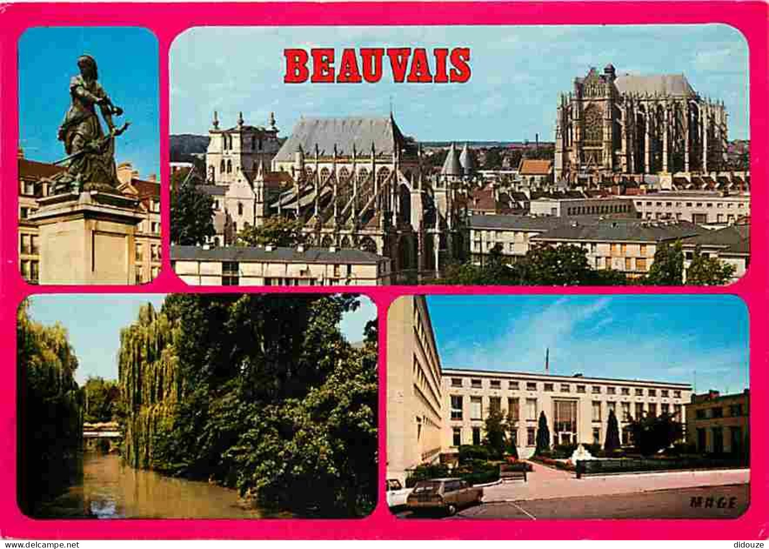 60 - Beauvais - Multivues - Automobiles - CPM - Voir Scans Recto-Verso - Beauvais