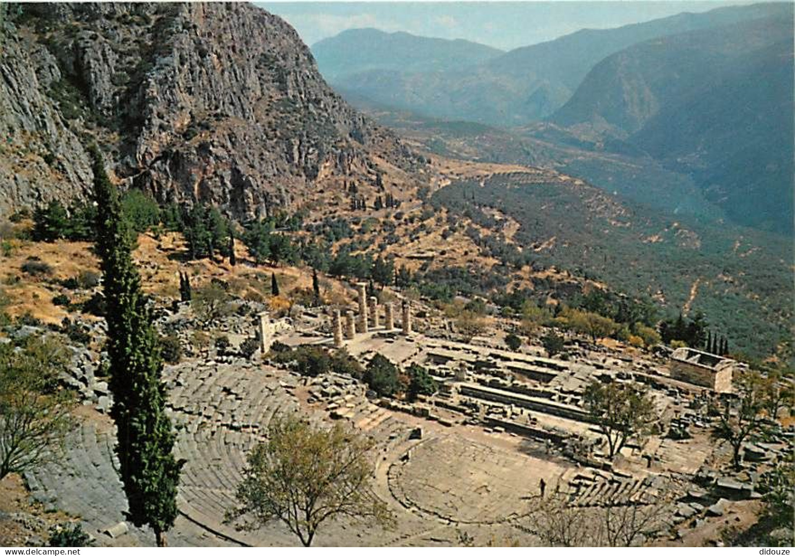 Grèce - Delphes - Delphi - Le Théâtre Et Le Temple D' Apollon - Carte Neuve - CPM - Voir Scans Recto-Verso - Grèce