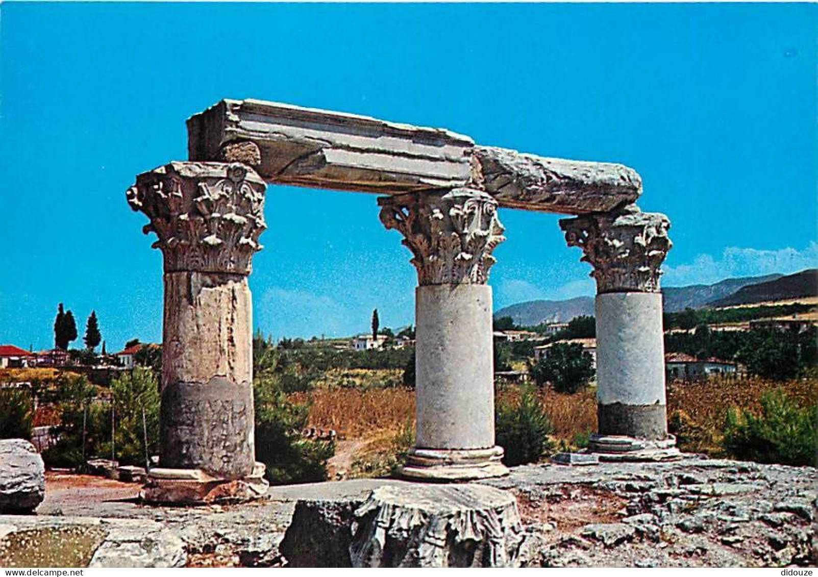 Grèce - Corinthe - Kórinthos - Ancienne Corinthe - Les Ruines D'un Temple Antique - Carte Neuve - CPM - Voir Scans Recto - Grèce