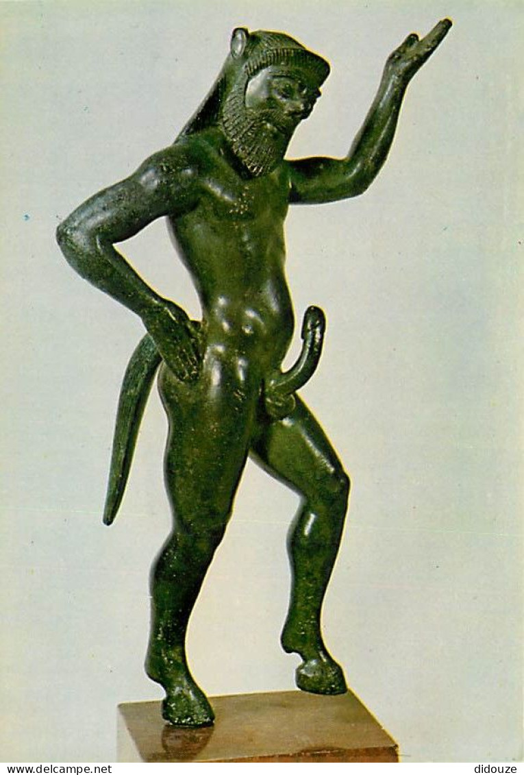 Grèce - Athènes - Athína - Le Musée National Archéologique - Satyre - Nu - Statue - Antiquité - Carte Neuve - CPM - Voir - Greece