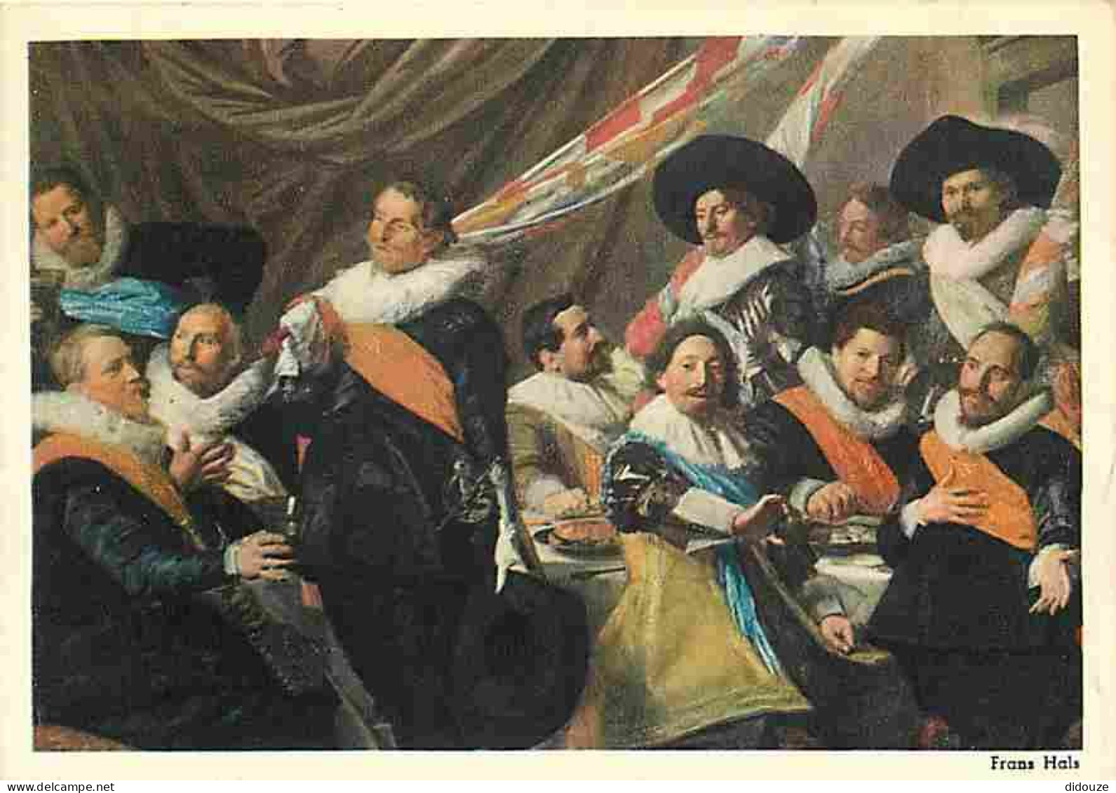 Art - Peinture - Frans Hals - Repas Des Officiers Du Corps Des Archers St Georges - CPM - Voir Scans Recto-Verso - Paintings