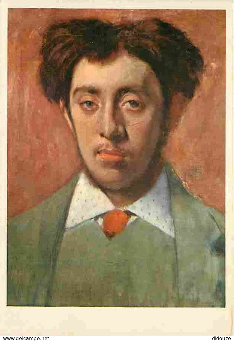 Art - Peinture - Edgar Degas - Portrait D'Albert Mélida - Carte De La Loterie Nationale - CPM - Voir Scans Recto-Verso - Peintures & Tableaux