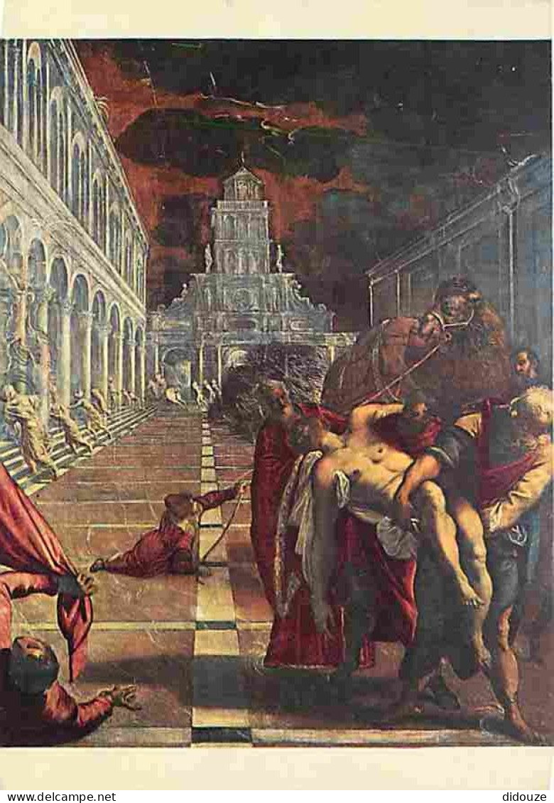 Art - Peinture Religieuse - Jacopo Tintoretto - Le Transport Du Corps De Saint Marc - Venise Galerie De L'Académie - Car - Paintings, Stained Glasses & Statues