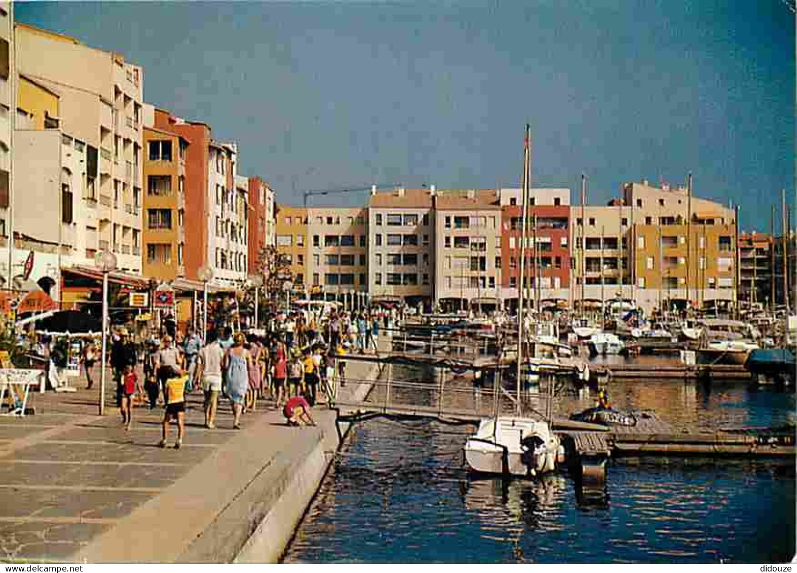 34 - Le Cap D'Agde - Le Quai De Luno - Bateaux - Flamme Postale De Agde - CPM - Voir Scans Recto-Verso - Agde