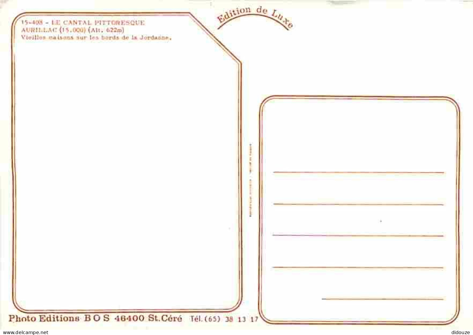 15 - Aurillac - Vieilles Maisons Sur Les Bords De La Jordanne - Carte Neuve - CPM - Voir Scans Recto-Verso - Aurillac