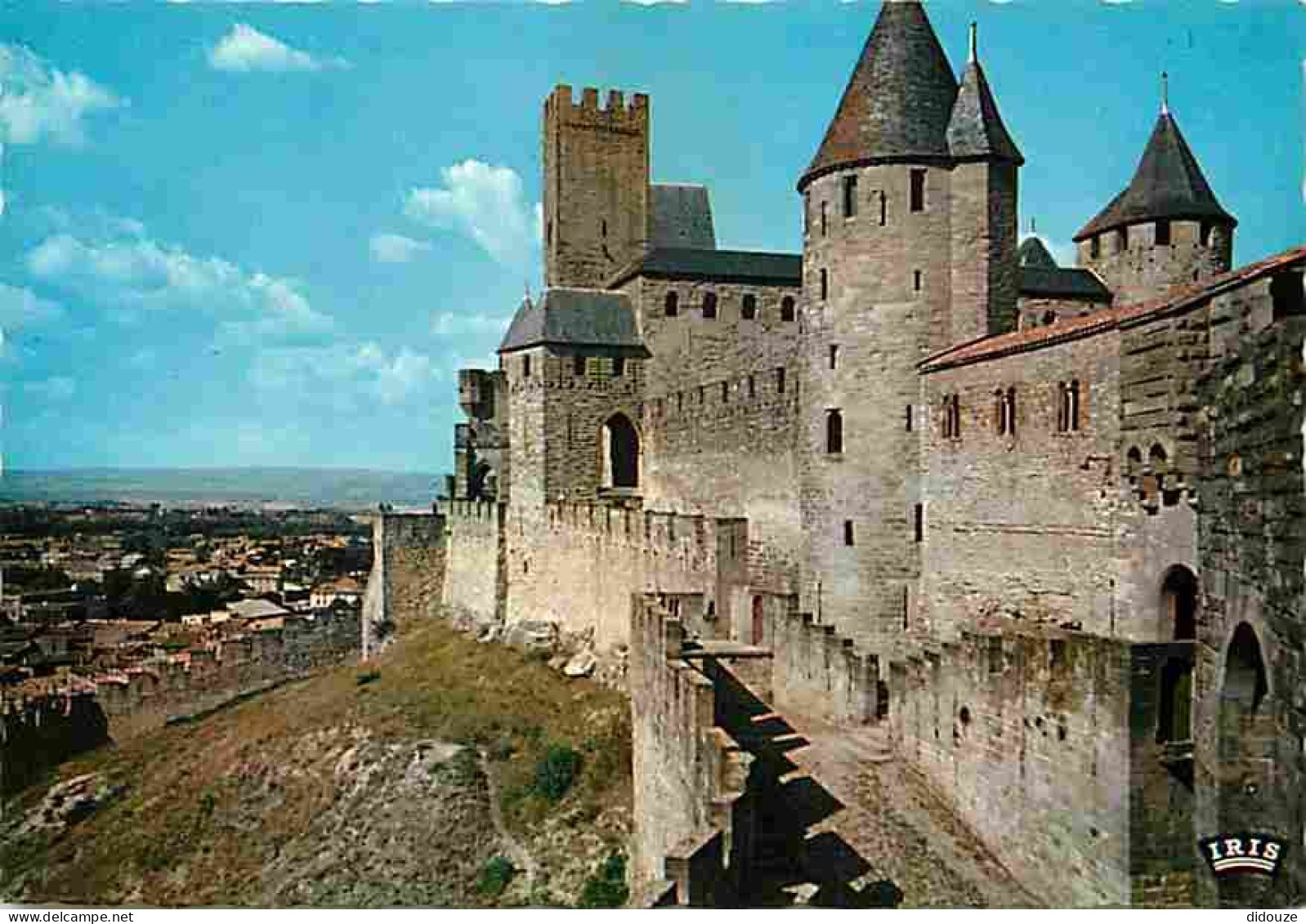 11 - Carcassonne - La Cité Médiévale - Le Château Comtal, La Tour De L'Inquisition, Le Chemin Fortifié De La Porte D'Aud - Carcassonne