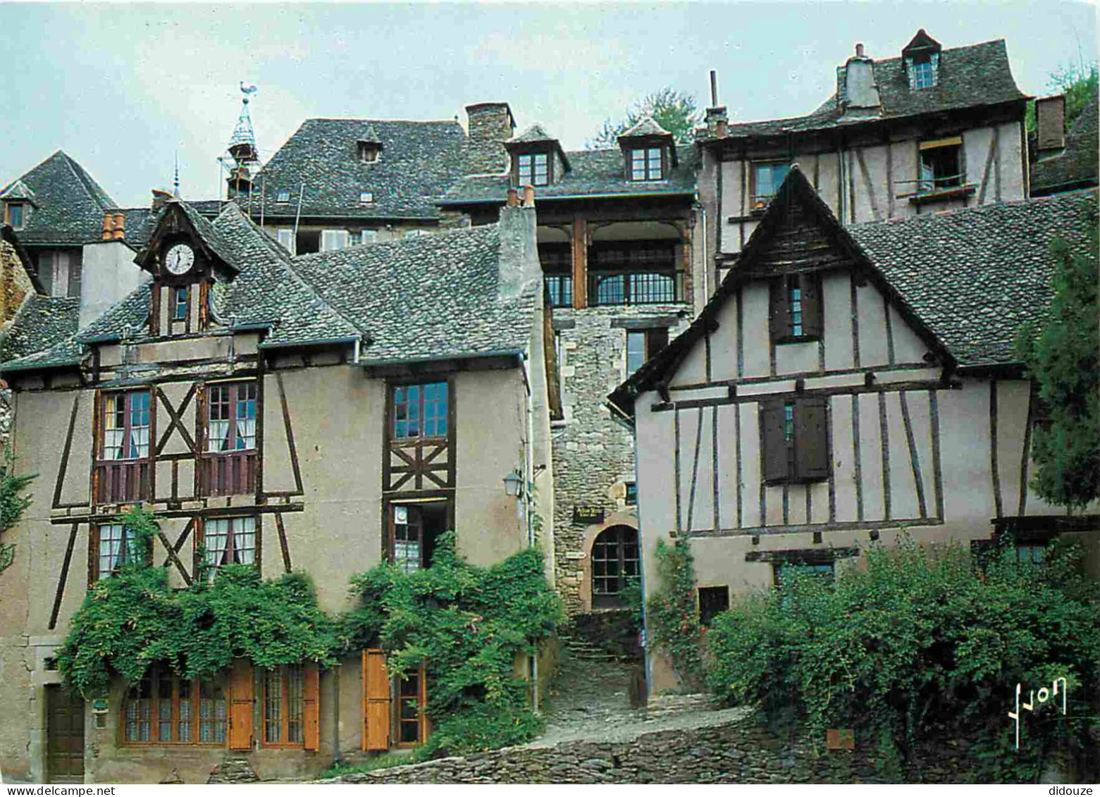 12 - Conques En Rouergue - Ancienne Mairie Place Chirac - CPM - Voir Scans Recto-Verso - Other & Unclassified