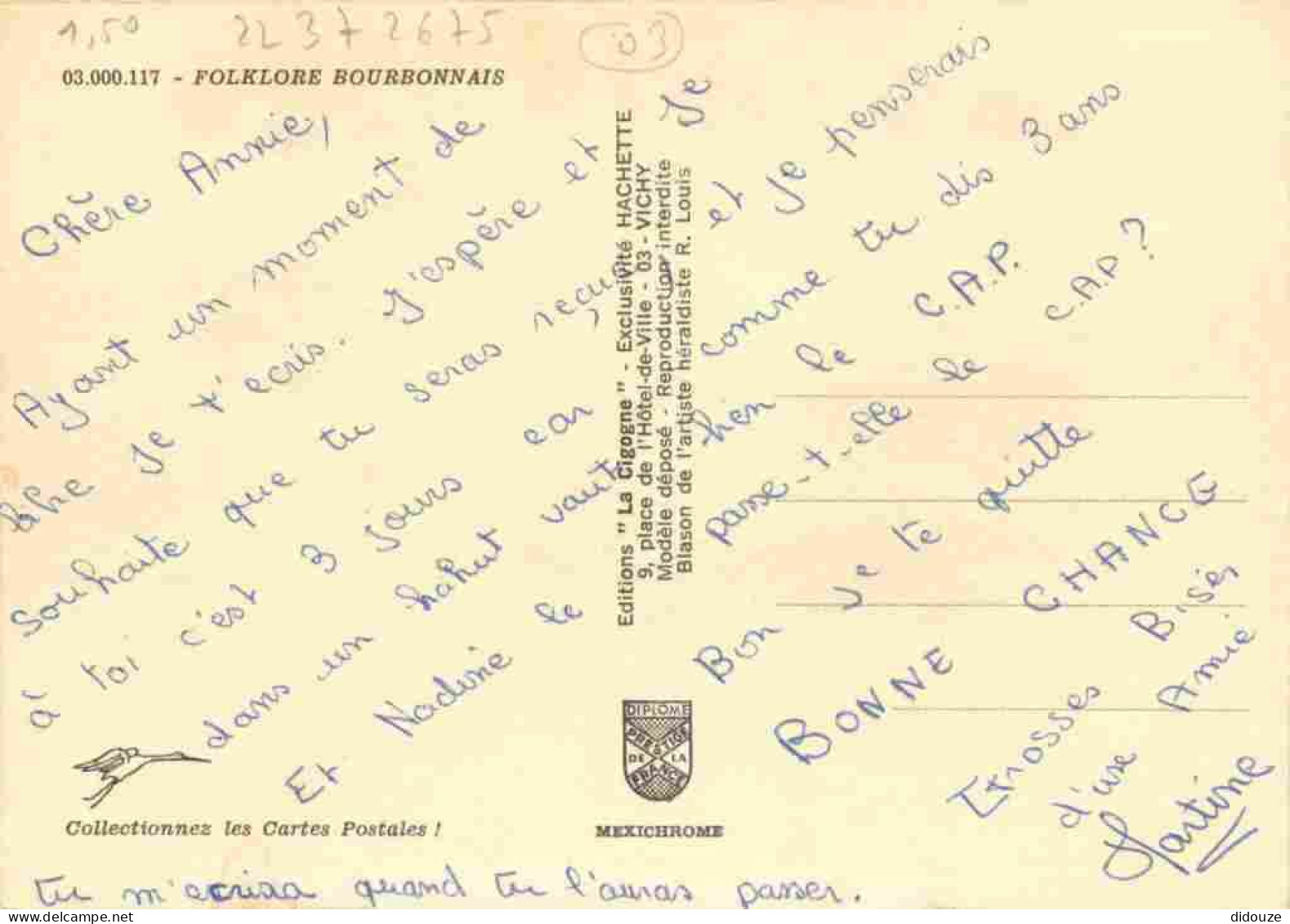 03 - Allier - Bourbonnais - Folklore En Bourbonnais - Multivues - Blasons - CPM - Voir Scans Recto-Verso - Other & Unclassified