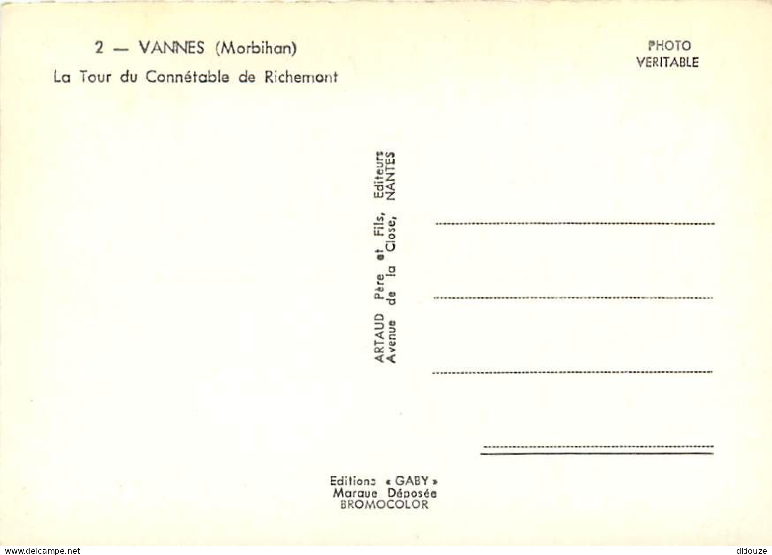 56 - Vannes - CPM - Voir Scans Recto-Verso - Vannes