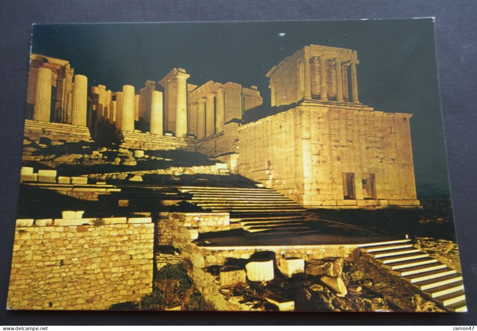 Athens - Acropolis - The Propylea Illuminated - GRE 648 - Greece