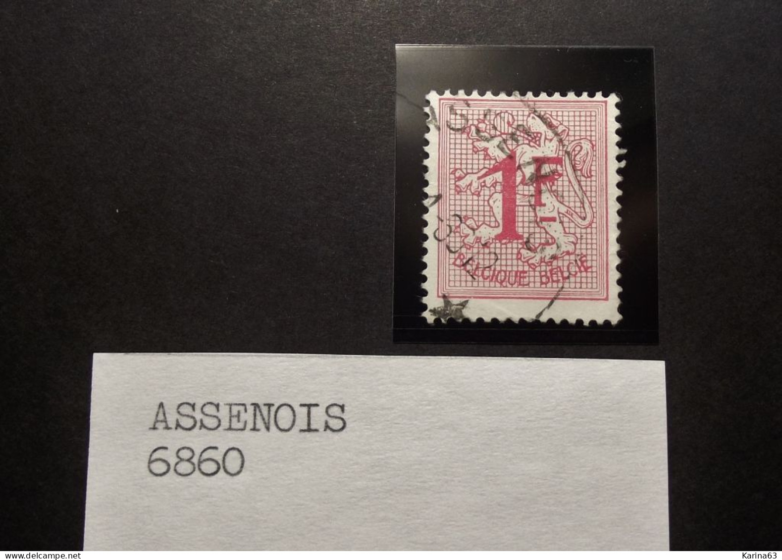 Belgie Belgique - 1957 -  OPB/COB  N° 1027  - 1 Fr  - Obl.  -  ASSENOIS - Used Stamps