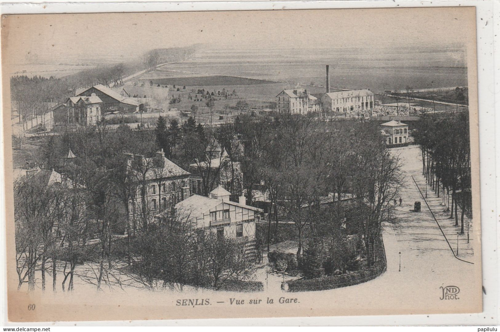 138 DEPT 59 : édit. ND N° 60 : Senlis Vue Sur La Gare - Senlis