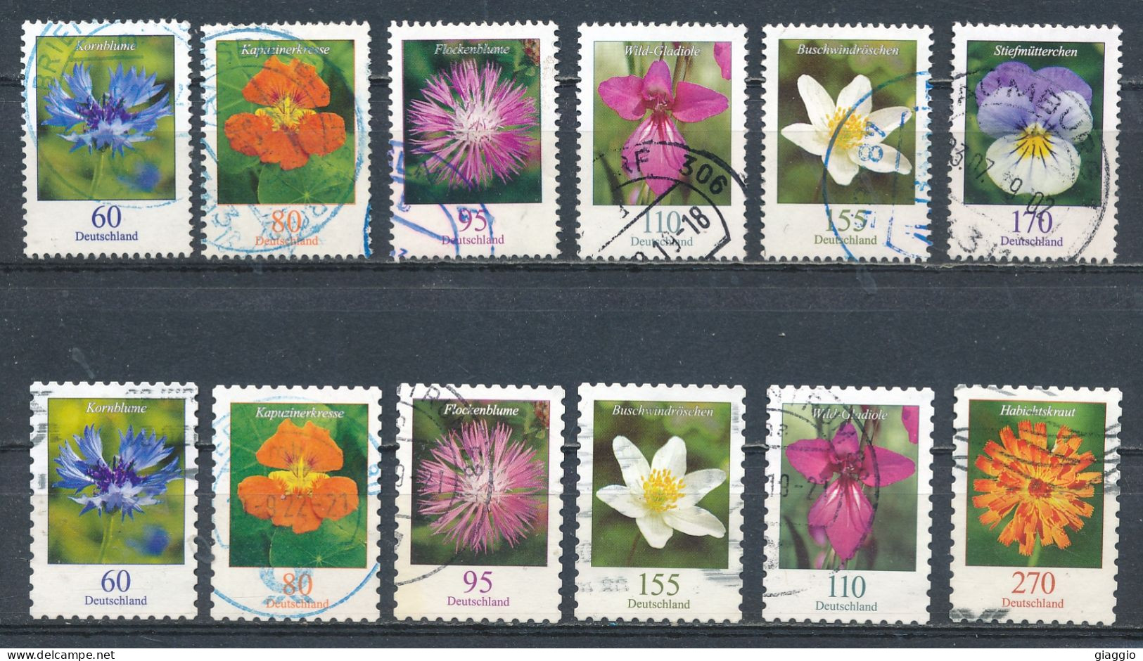 °°° GERMANY - YT N°3246/68 - 2019 °°° - Used Stamps