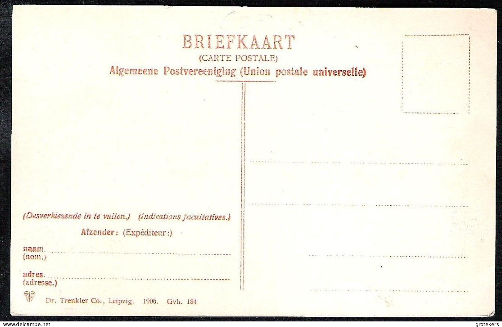 DEN HAAG Tol Scheveningse Weg 1906 Met Tram / Streetcar - Den Haag ('s-Gravenhage)