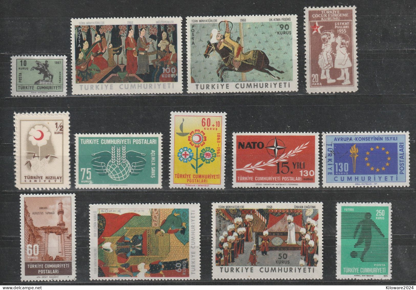 Türkei: Lot Mit Versch.Werten, Postfrisch.  (082) - Vrac (max 999 Timbres)