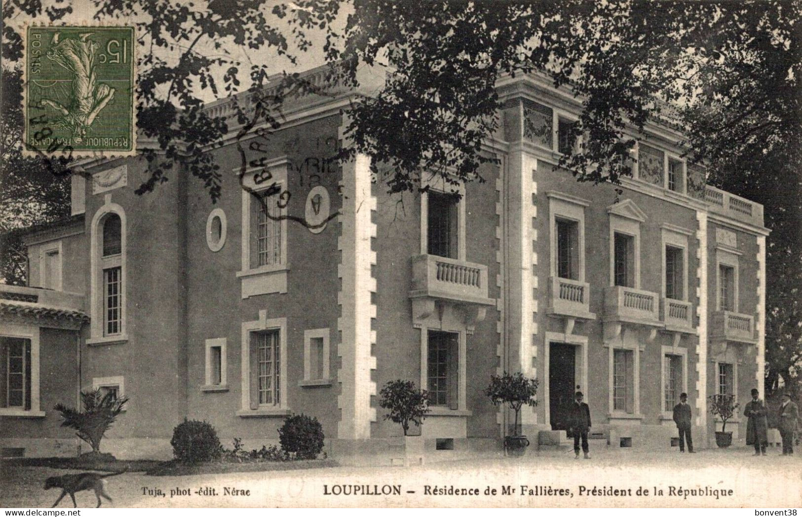K1905 -  LOUPILLON - D47 - Résidence De Mr Fallières - Président De La République - Autres & Non Classés