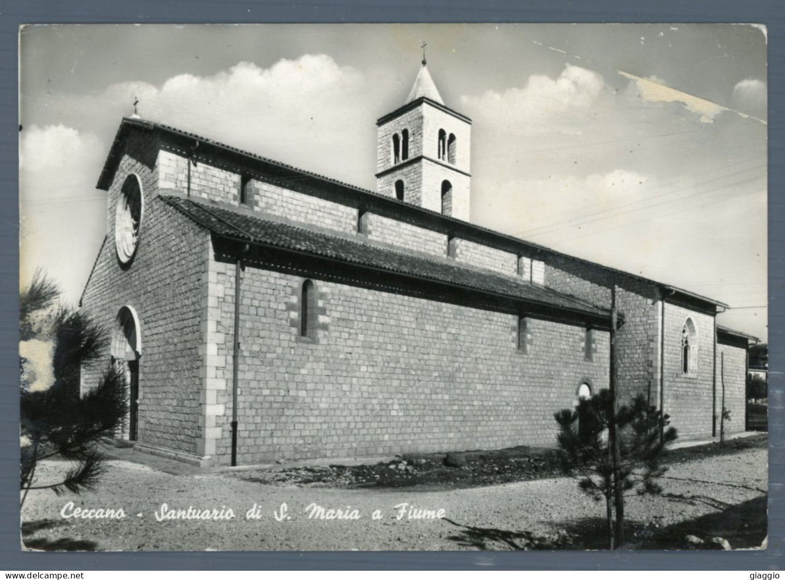 °°° Cartolina - Ceccano Santuario Di S. Maria A Fiume - Viaggiata °°° - Frosinone